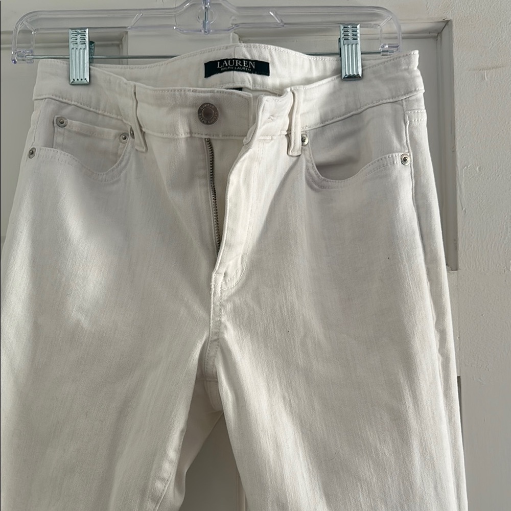 Lauren Ralph Lauren White Slim Jeans